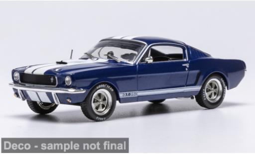 Modelauto Ford Mustang Shelby GT350 Ford Mustang blauw/wit 1965 1/43 IXO