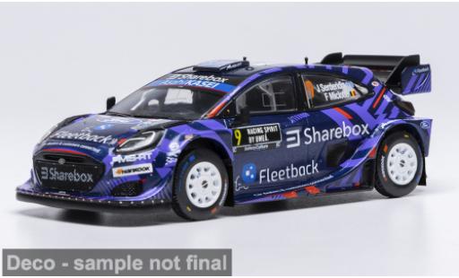 Modelauto Ford Puma Rally1 WRC Rally Zweden 2025 #9 J.Serderidis/F.Miclotte 1/43 IXO