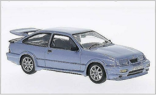 Ford Sierra Cosworth 1/43 WhiteBox 500 metallic blauw RHD modelauto