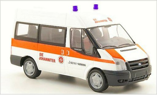Ford Transit Bus 1/87 Rietze 06 Johanniter Monchengladbach modelauto