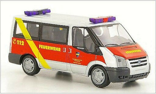 Ford Transit Bus 1/87 Rietze Brandweer Ronnenberg 2006 modelauto