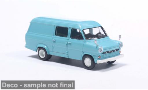 Modelauto Ford Transit Kastenwagen turquoise 1970 1/87 Brekina