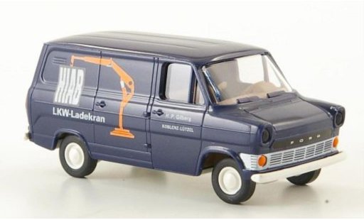 Ford Transit Mk2 1/87 Brekina IIa bestelwagen Hiab modelauto