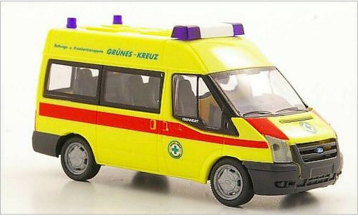 Ford Transit Bus 1/87 Rietze MD groenes Kreuz Wien (A) 2006 modelauto