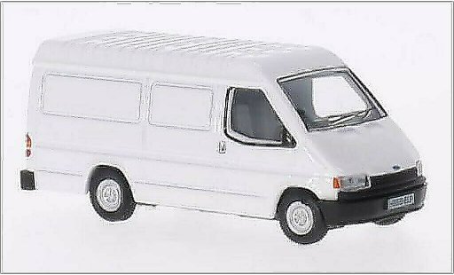 Ford Transit Kastenwagen 1/76 Oxford MkIII wit RHD modelauto
