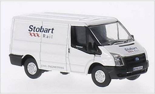 Ford Transit Kastenwagen 1/76 Oxford RHD Stobart Rail modelauto