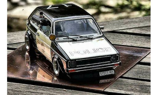 Volkswagen Golf GTI 1/18 Solido politie / politie modelauto