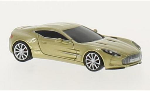 Modelauto Aston Martin One-77 coupe -77 metallic beige 1/87 FrontiArt