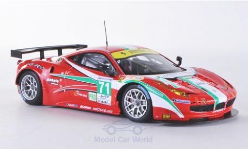 Modelauto Ferrari 458 Italia GT2 No.71 AF Corse 24h Le Mans 2012 1/43 Fujimi