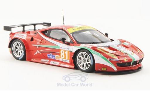 Modelauto Ferrari 458 Italia GT2 No.81 AF Corse 24h Le Mans 2012 1/43 Fujimi