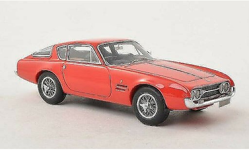 Ghia 230 230 S Coupe 1/43 Matrix rood 1963 modelauto