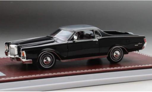Modelauto Lincoln Continental Farm and Ranch Special Mark III zwart 1971 1/43 GIM   Great Iconic Models