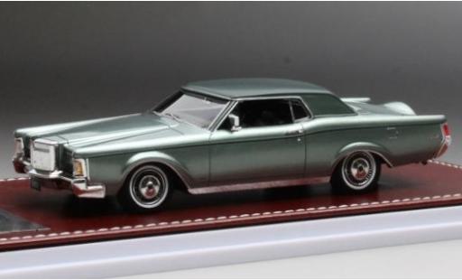 Modelauto Lincoln Mark Base III metallic groen/mat-groen 1971 1/43 GIM   Great Iconic Models