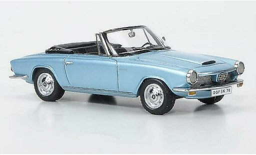 Glas 1300 GT Cabriolet 1/43 Neo blauw 1966 modelauto
