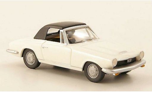Glas 1700 GT Cabriolet 1/87 Wiking Cabrio wit modelauto