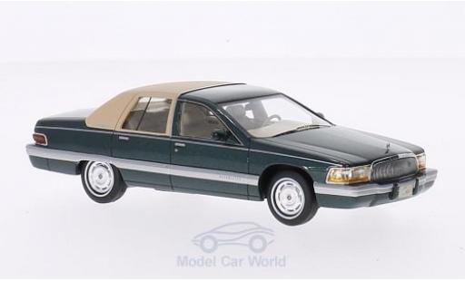 Modelauto Buick Roadmaster Sedan groen/beige 1994 1/43 GLM