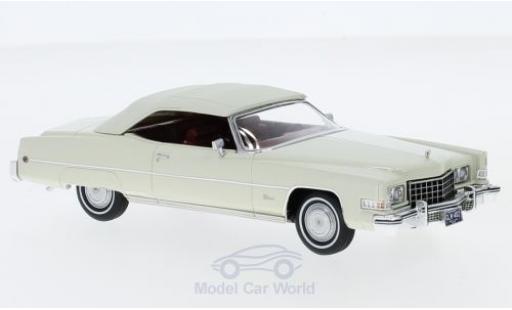Modelauto Cadillac Eldorado Convertible Cabriolet wit 1973 1/43 GLM