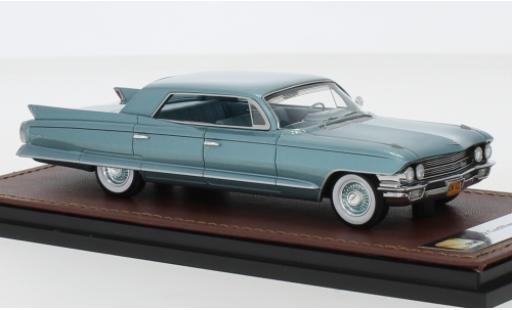Modelauto Cadillac Sedan Sedan DeVille metallic turquoise 1962 1/43 GLM