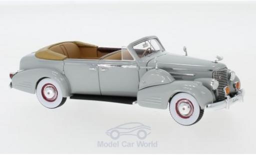 Modelauto Cadillac V16 Convertible Series 90 Fleetwood Sedan Cabriolet grijs 1938 1/43 GLM