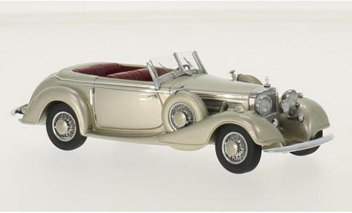 Modelauto Mercedes 540 K Base K Sindelfingen metallic beige 1938 1/43 GLM