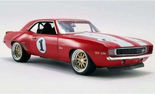 Modelauto Chevrolet Camaro Z28 Z/28 Tuning rood/wit Big rood 1969 No.1 1/18 GMP