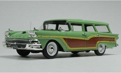 Modelauto Ford Country Squire Woody Wagon groen/Holzoptik 1958 1/43 Goldvarg Collections