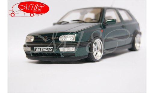 Volkswagen Golf VR6 1/18 Ottomobile synchro groen jantes OZ Racing 17 pouces modelauto