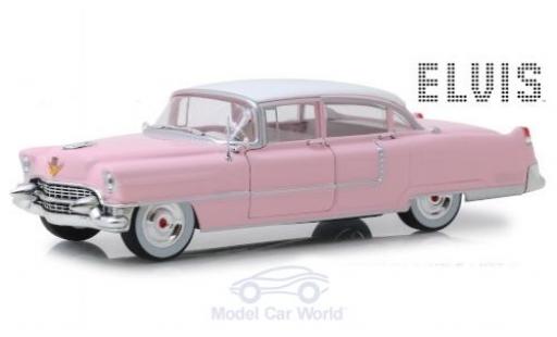 Modelauto Cadillac Fleetwood Series 60 roze/wit Elvis Presley 1955 1/24 Greenlight