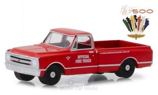 Modelauto Chevrolet C-10 pompiers Indianapolis 500 Official Fire Truck 1967 51th Indianapolis 500 1/64 Greenlight