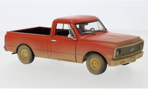 Modelauto Chevrolet C-10 Pickup oranje 1971 Groundhog Day - ...und t&Atilde;&curren;glich gr&Atilde;&frac14;&Atilde;�t das Murmeltier 1/24 Greenlight