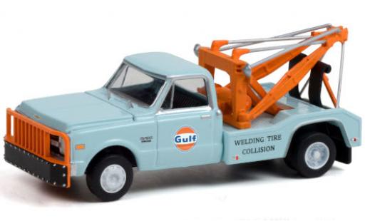 Modelauto Chevrolet C-30 wrecker Dually Gulf 1969 1/64 Greenlight