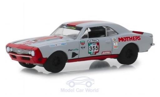 Modelauto Chevrolet Camaro SS grijs/oranje No.355 La Carrera Panamericana 1967 1/64 Greenlight