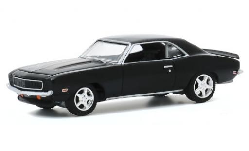 Modelauto Chevrolet Camaro Coupe Tux zwart 1969 1/64 Greenlight