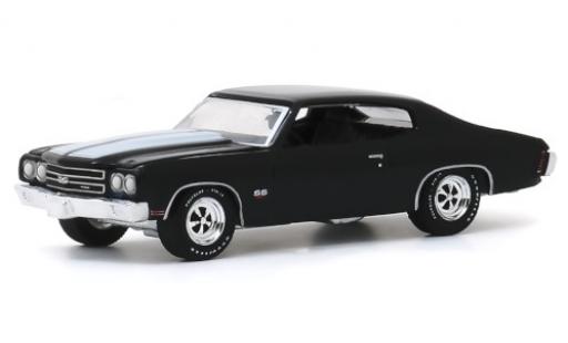 Modelauto Chevrolet Chevelle SS 454 zwart/wit 1970 1/64 Greenlight