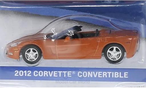 Modelauto Chevrolet Corvette Convertible Cabriolet metallic oranje 2012 General Motors Series 1 zonder Vitrine 1/64 Greenlight