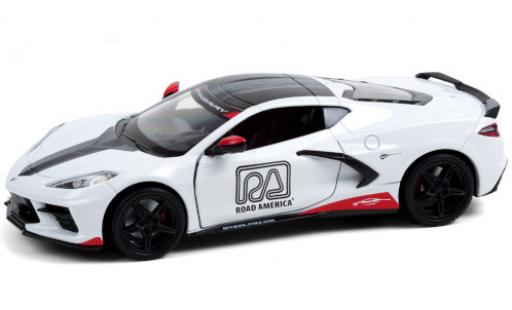 Modelauto Chevrolet Corvette Stingray (C8) Road America - Official Pace Car 2020 1/64 Greenlight