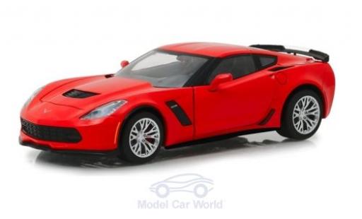 Modelauto Chevrolet Corvette Z06 rood 2019 1/24 Greenlight