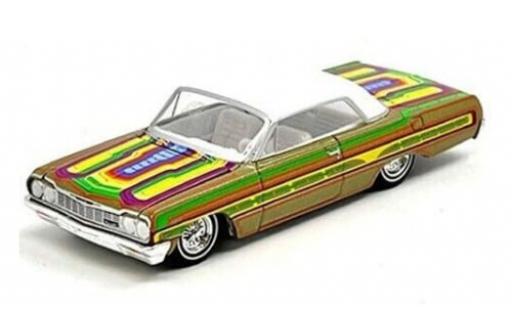 Modelauto Chevrolet Impala lowrider metallic beige/Dekor 1964 1/64 Greenlight