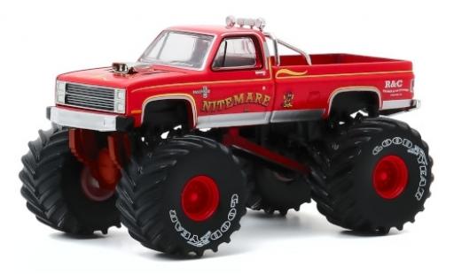 Modelauto Chevrolet Silverado monster truck Nitemare II 1986 1/64 Greenlight