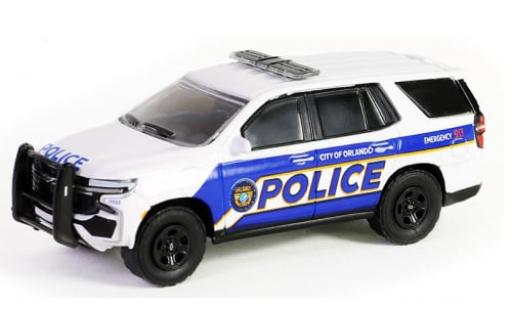 Modelauto Chevrolet Tahoe police Politie Pursuit Vehicle City of Orlando Politie Department 2022 1/64 Greenlight