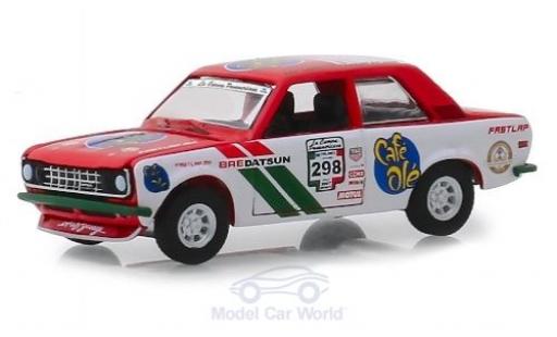 Modelauto Datsun 510 course No.298 Caf&Atilde;&copy; Ol&Atilde;&copy; La Carrera Panamericana 1972 1/64 Greenlight