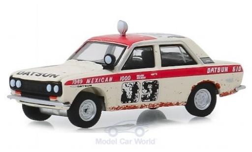 Modelauto Datsun 510 BRE No.89 Baja 1000 1969 1/64 Greenlight
