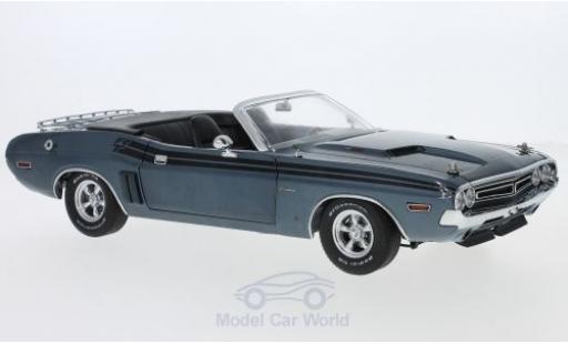 Modelauto Dodge Challenger 1970 R/T Cabriolet metallic blauw 1/18 Greenlight