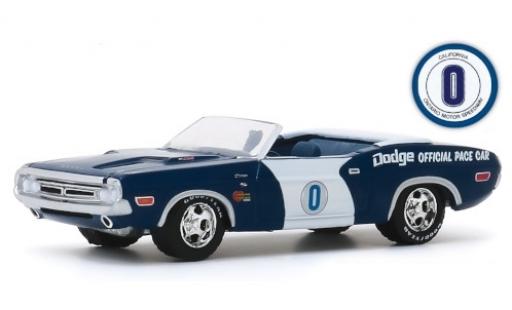 Modelauto Dodge Challenger Cabriolet R/T Ontario Motor Speedway 1971 Official Pace Car 1/64 Greenlight