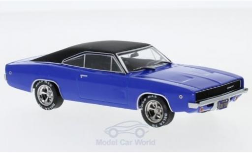 Modelauto Dodge Charger 1968 blauw/mat-zwart Christine 1/43 Greenlight