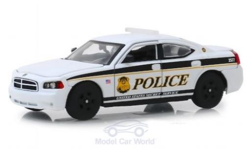 Modelauto Dodge Charger police Pursuit U.S. Secret Service Politie 2006 1/43 Greenlight