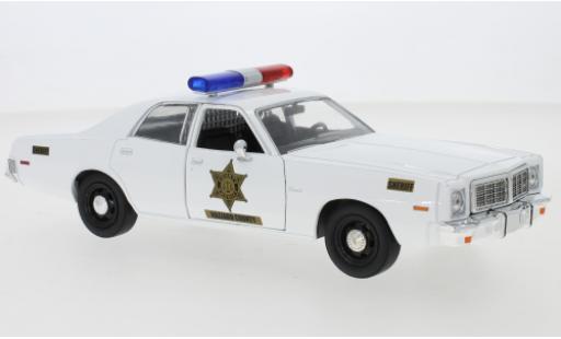Modelauto Dodge Coronet police Hazzard County Sheriff 1975 politie (USA) 1/24 Greenlight