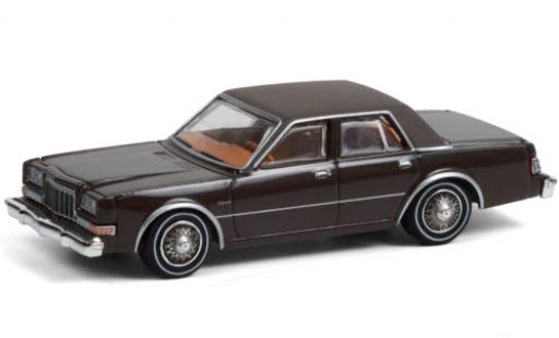 Modelauto Dodge Diplomat police bruin/mat-grijs Los Angeles County Sheriff 1982 Beverly Hills Cop II 1/64 Greenlight