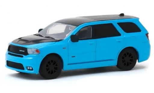 Modelauto Dodge Durango SRT metallic blauw/mat-zwart 2010 MOPAR 1/64 Greenlight