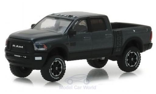 Modelauto Dodge RAM Power Wagon 2500 metallic grijs/zwart 2018 1/64 Greenlight